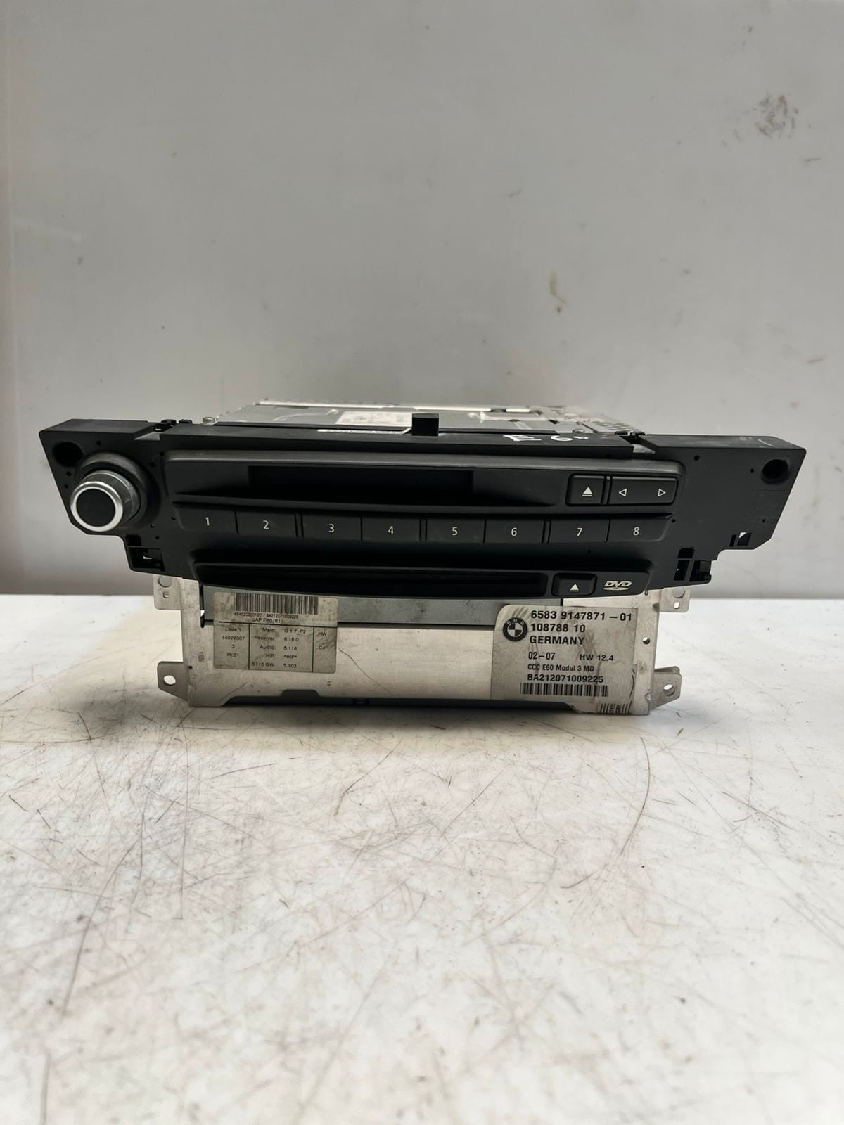OEM BMW CD/MD Audio Deck Head Unit For 5 Series 525i Model E60 E61 9147871