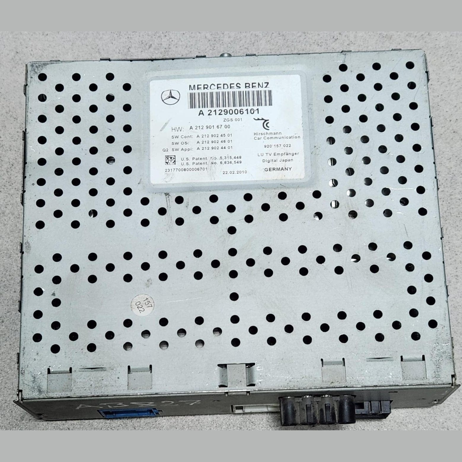 2009-2016 Mercedes-Benz E350 Digital Video Tv Tuner A2129006101 E-Class W212 