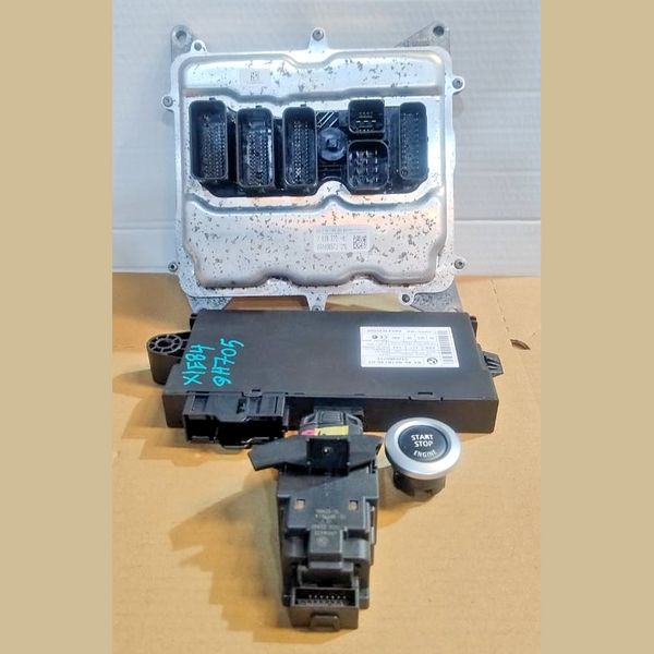 BMW X1 E84 Z4 E89 N20 ENGINE CONTROL ECU UNIT COMPLETE KIT DME + KEY  - 7639375