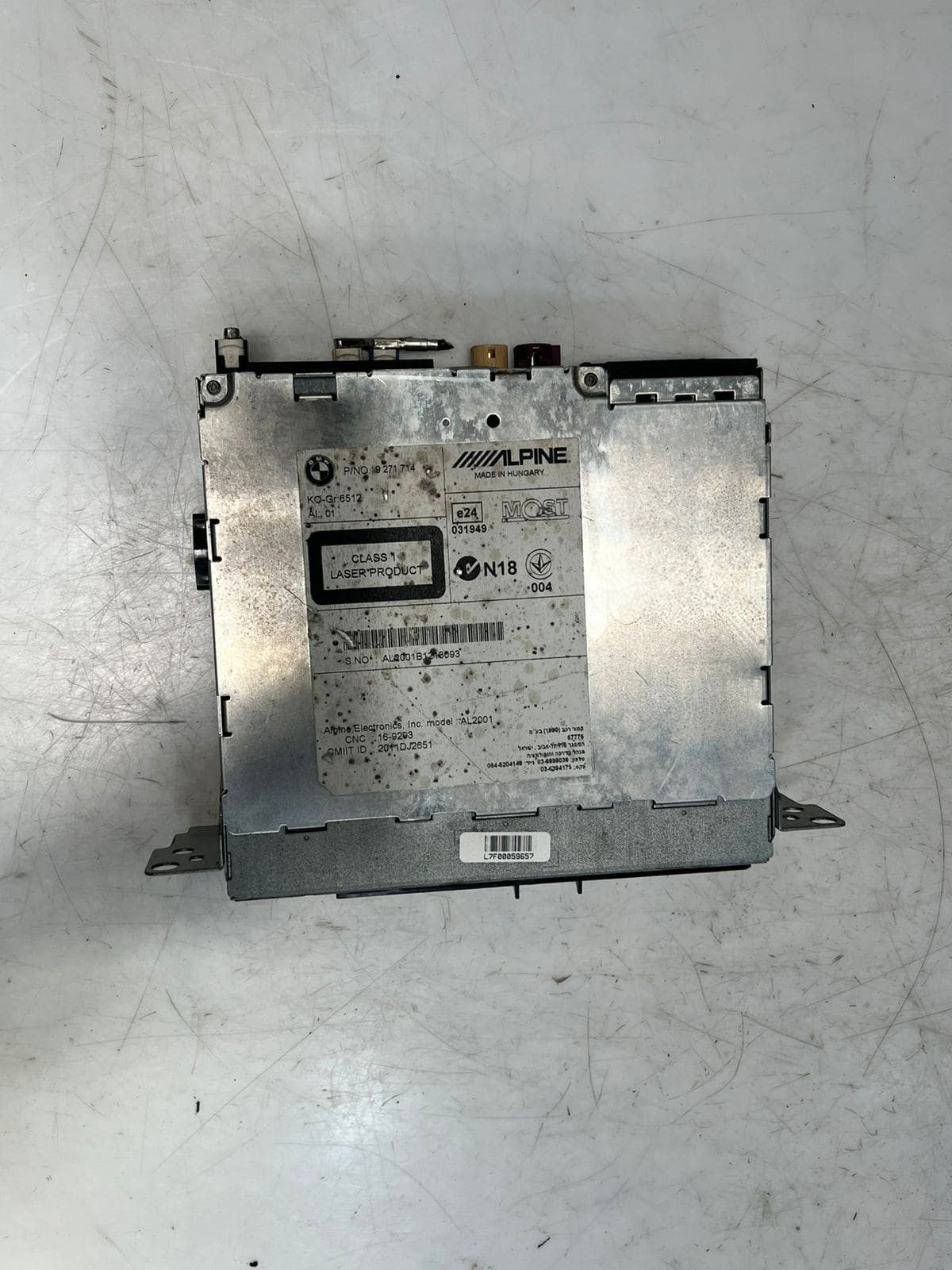 BMW F20 F21 F30 F32 F33 F10 ALPINE Radio Audio System 9271714 OEM