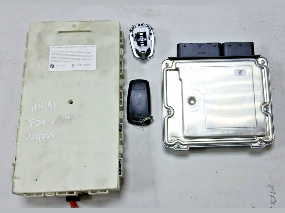 BMW 320d 2013 F31 N47 ENGINE CONTROL ECU UNIT KIT DDE 8578946