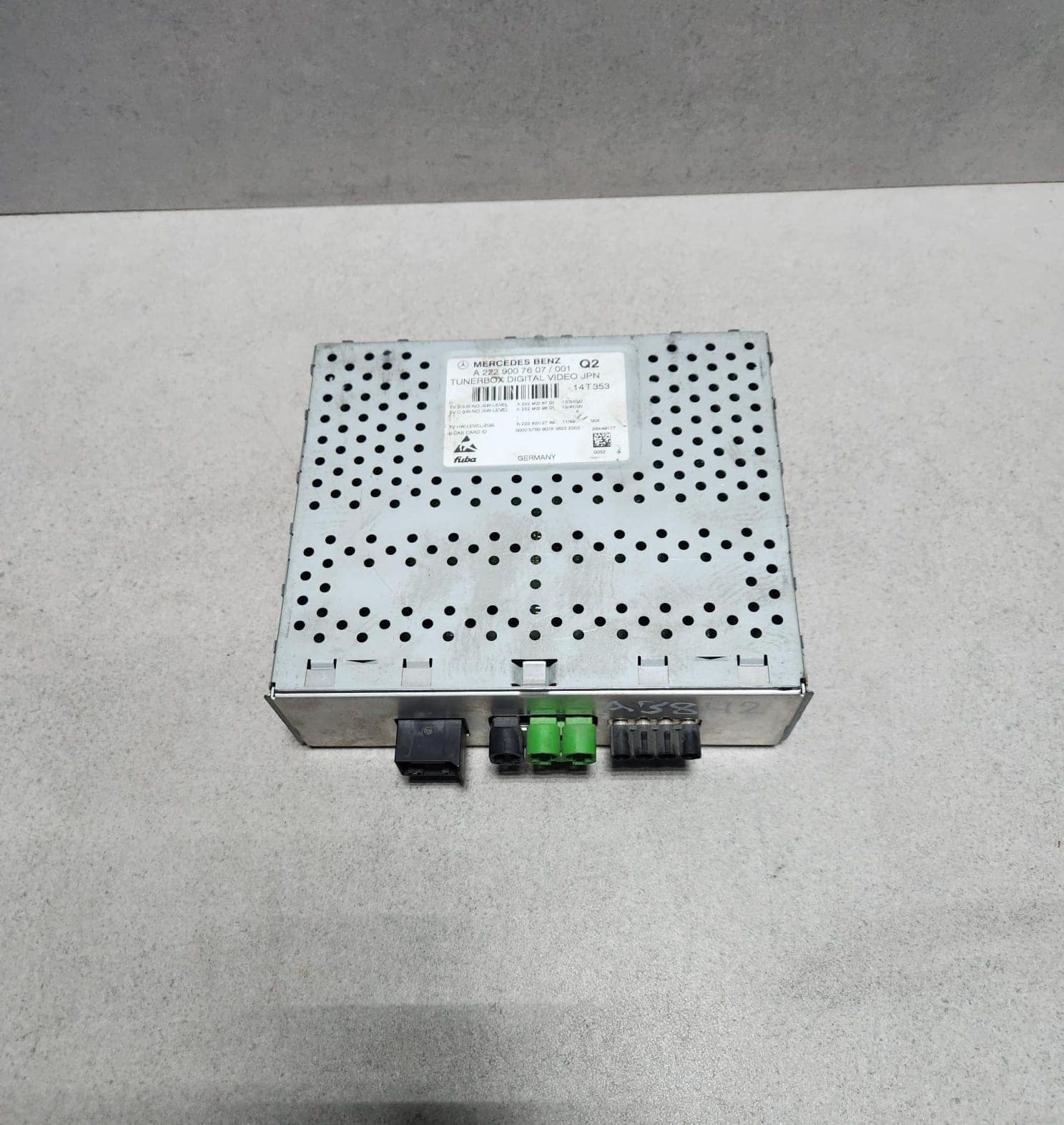 2014 Mercedes-Benz S550 Control Unit Tuner Digital A2229007607 S-Class W222