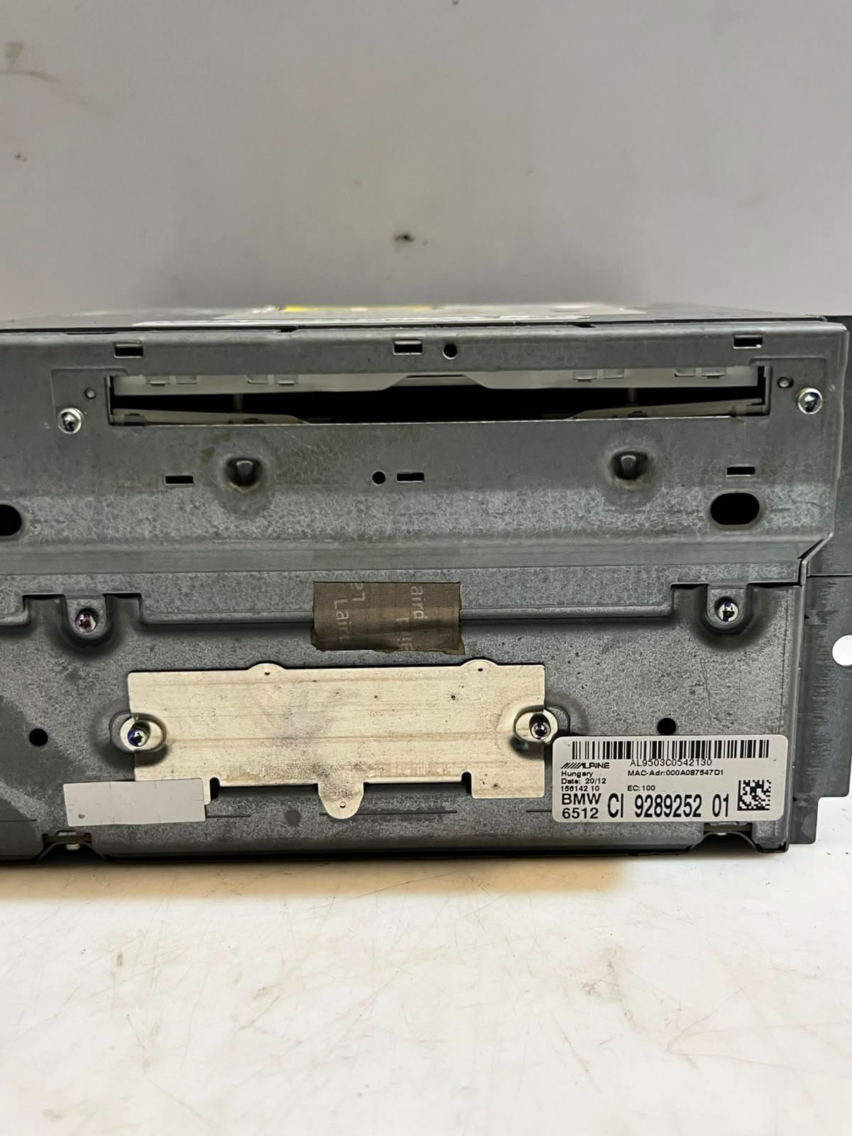 BMW 6 Series F12 ALPINE NAVIGATION Car Infotainment Computer 9289252 OEM