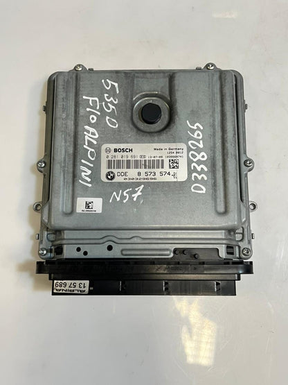 BMW 5' F10 N57 535D Engine Control Unit ECU SET DDE+ CAS4+ 1KEY 8573574 OEM