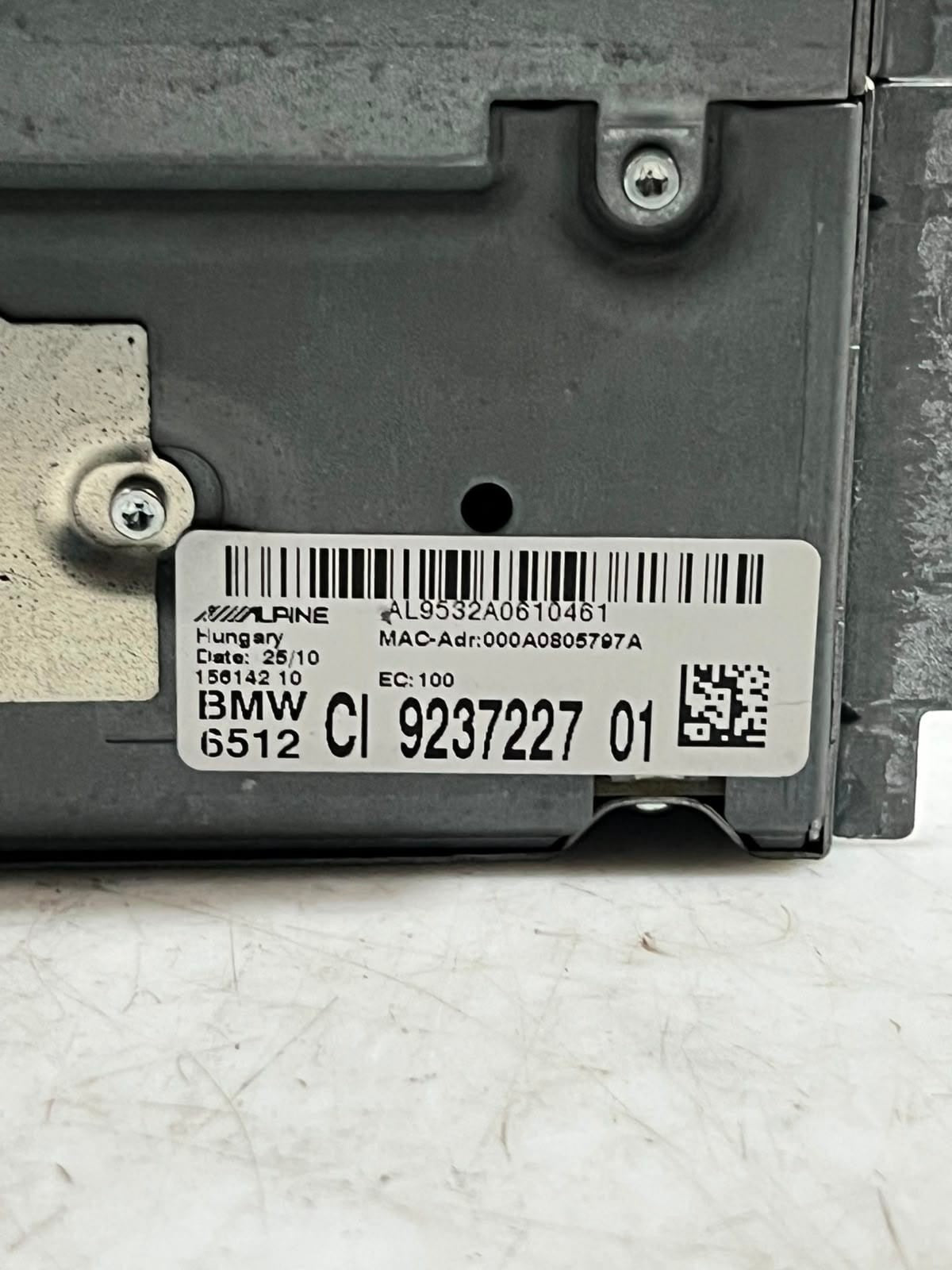2010 BMW 5 Series GT F07 N55 535I models Radio HEAD UNIT CD NBT 9237227 OEM
