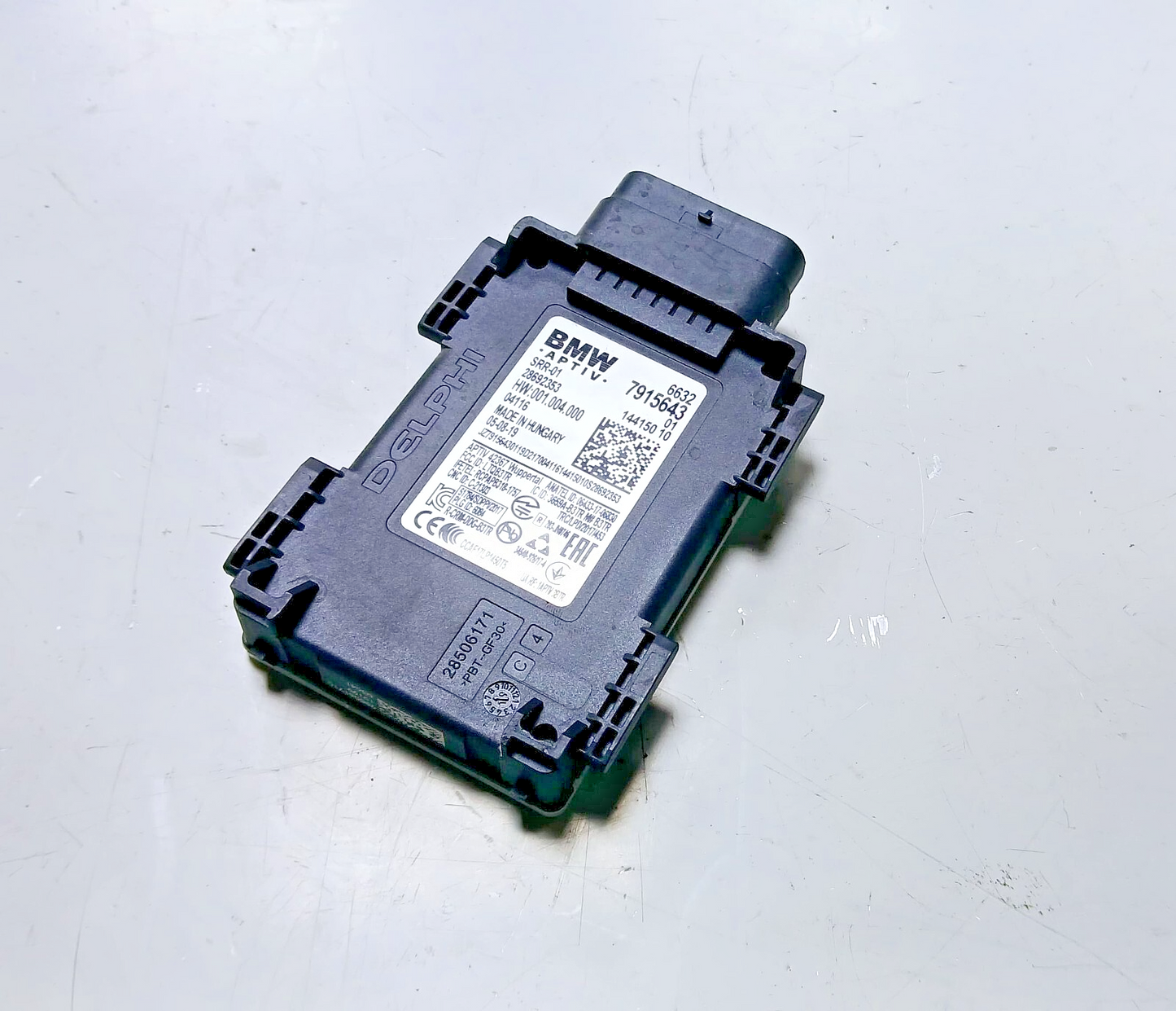GENIUNE BMW 3'S G21 2019 CLOSE RANGE RADAR SENSOR MODULE UNIT SRR-01 7915643