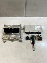 BMW F10 N20 Engine Control Unit ECU COMPLETE SET DME +CAS4+1KEY 7637481 OEM