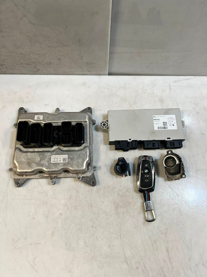 BMW F10 N20 Engine Control Unit ECU COMPLETE SET DME +CAS4+1KEY 7637481 OEM