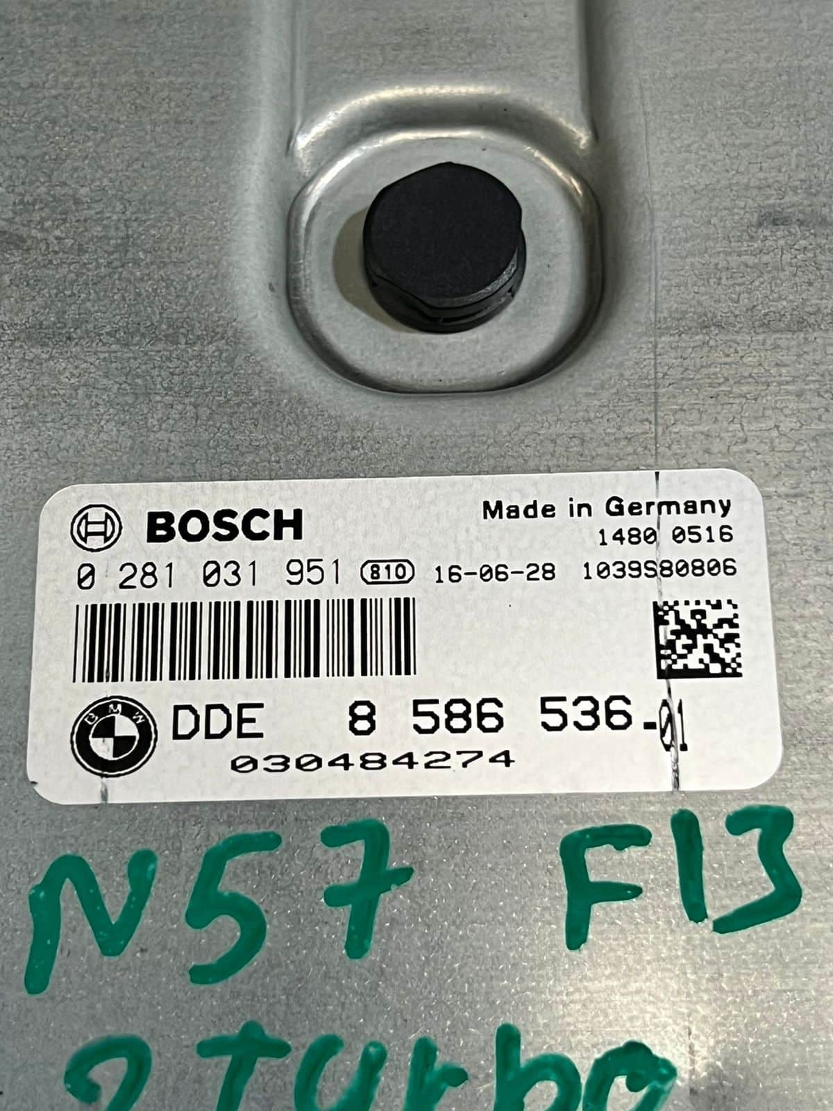 BMW N57 F13 2TURBO F30 F32 LCI 335d Engine Control Unit ECU ONLY 8586536 OEM