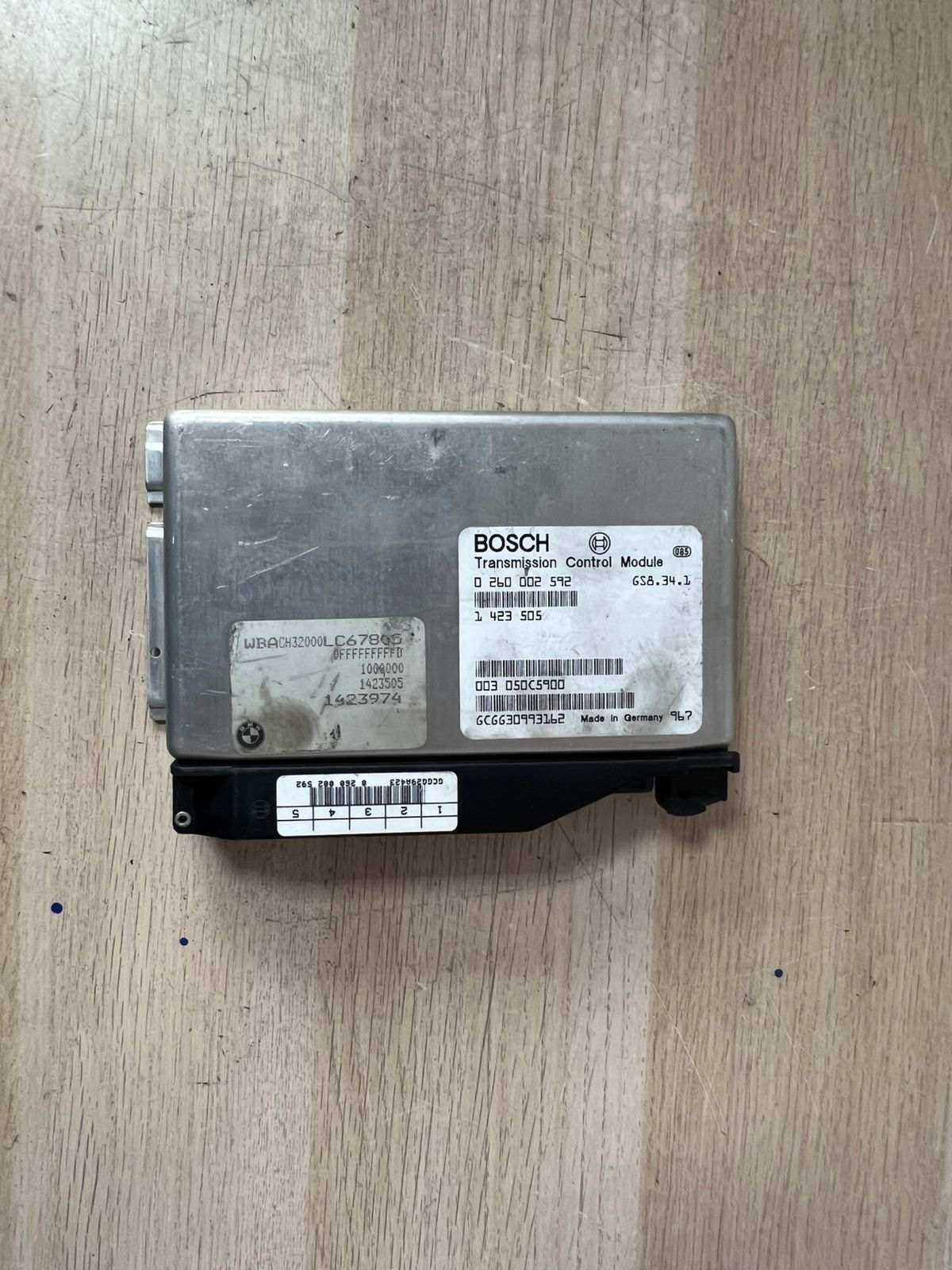 1999-2000 BMW 528i Transmission Control Module 1423505 E39 5 Series 528i 
