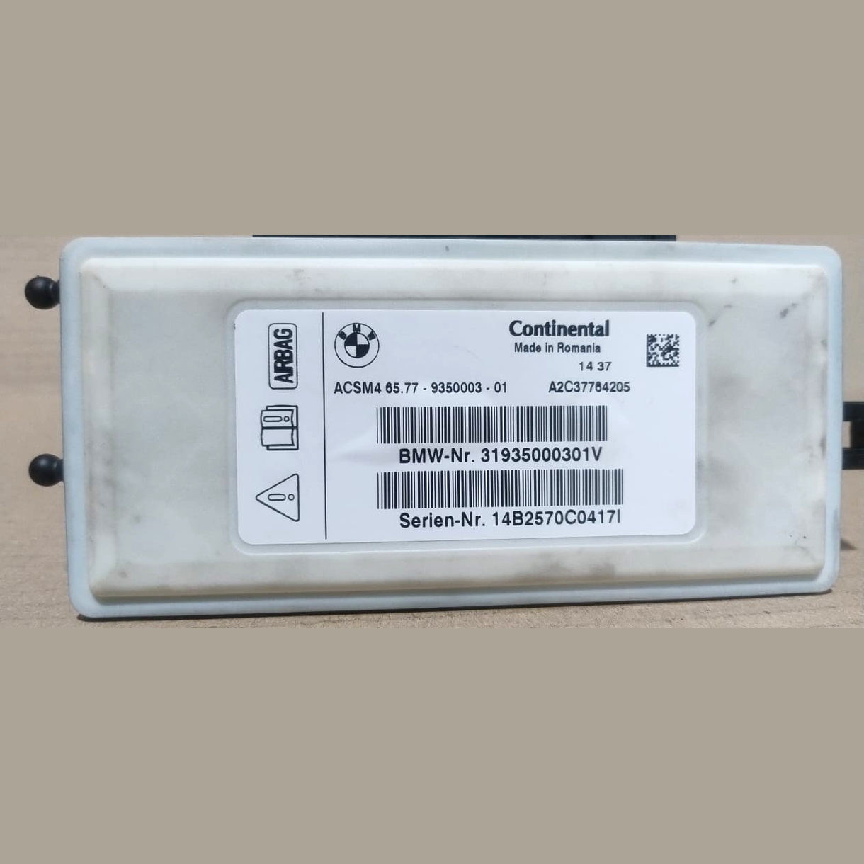 BMW F01 F10 F11 F06 F12 F13 5 6 7 SERIES ACSM4 CRASH CONTROL MODULE 9350003
