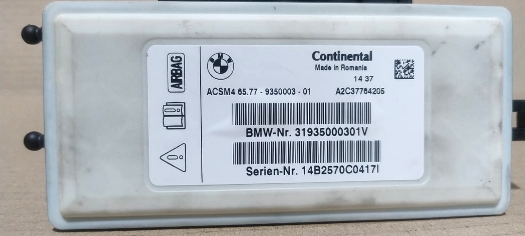 BMW F01 F10 F11 F06 F12 F13 5 6 7 SERIES ACSM4 CRASH CONTROL MODULE 9350003