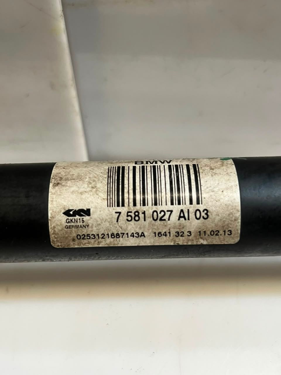 BMW F10 F11 5 Series B47 N47N 535i Rear Left Output Drive Shaft AXLE 7581027