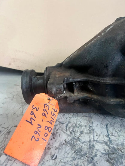 2005-2008 BMW 7 E66 730I 3.0 Series Rear Axle Differential 7514801 RATIO 3.64