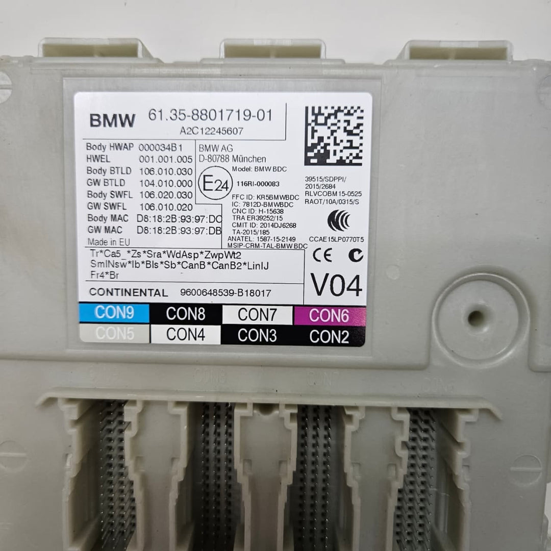 8740302-2018 BMW 7 Series G11 G12 530e 2.0 Engine Control Unit ECU DME Key Set 