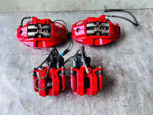 2018-2023 BMW X4 Brake Calipers Set RED MSPORT 689733602 X3 G01 M40i and X4 G02