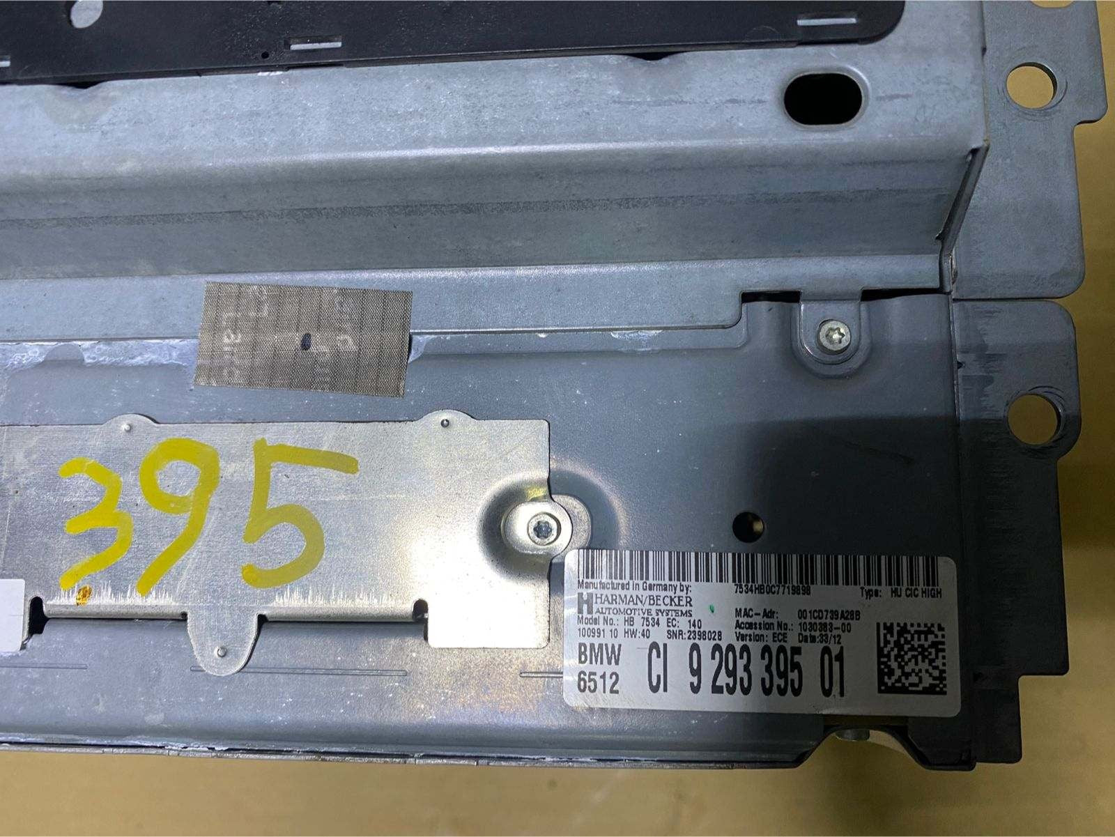 BMW OEM CIC Navigation Head unit 9293395 6 Ser F06 F12 F13 models Harman Becker