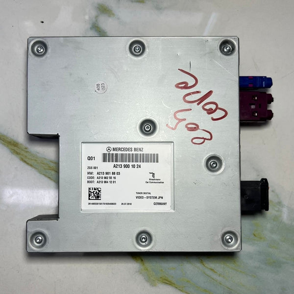 2019 Mercedes-Benz E300 Digital Tv Tuner Control Unit A2139001024 W213 E300