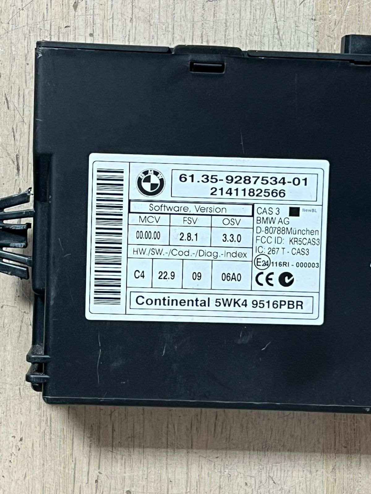 BMW X1 Series E84 N20 2014 Engine Control Unit ECU SET + CASE + KEY DME 8631727
