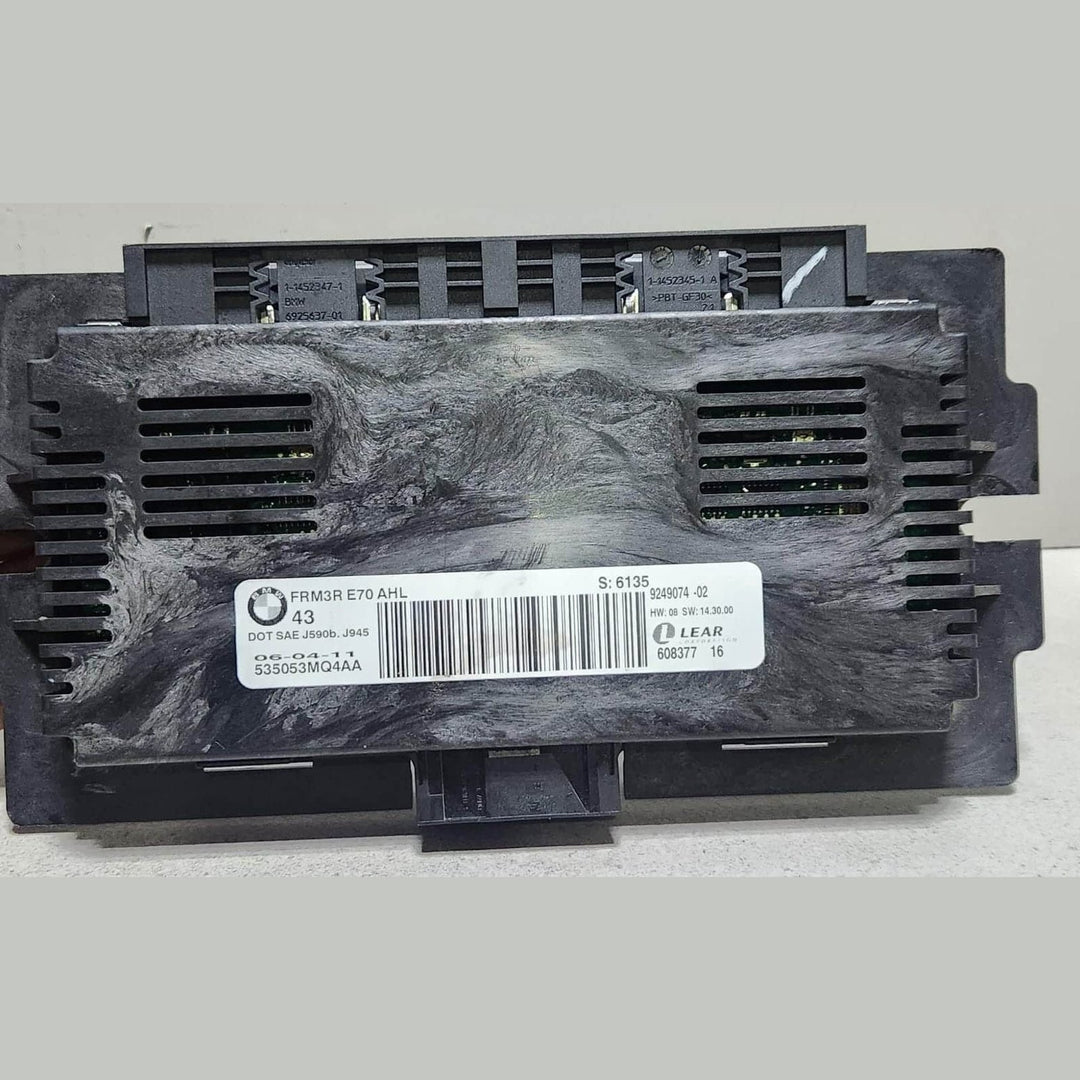 2007-2013 BMW E70 X5 FR3 NUMBER 43 Footwell Module 9249074 E70 X5 