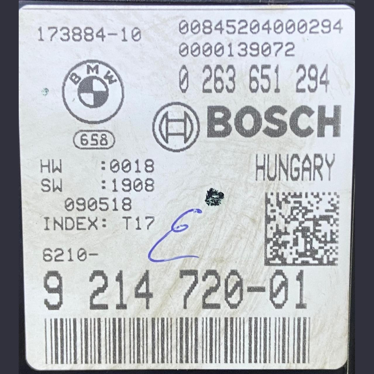 OEM BMW F01 F06 F07 F10 F12 INSTRUMENT CLUSTER SPEEDOMETER BOSCH 9214720