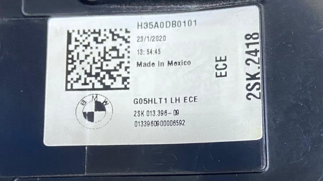 OEM BMW X5 G05 Rear Left Side Panel Tail Light LED 5A0DB01 ECE RHD