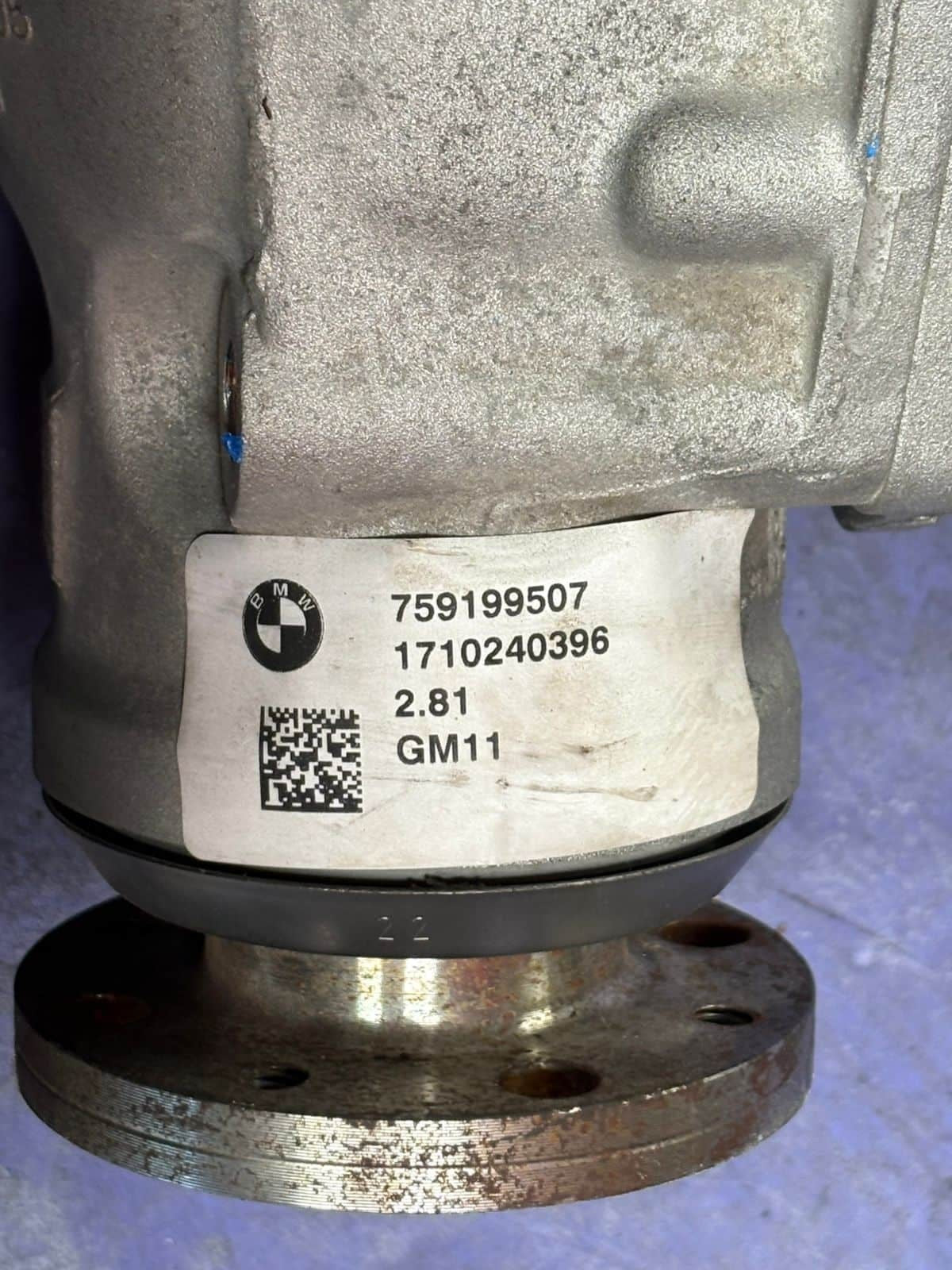BMW 3 Gran Turismo F34 Front Differential 7591995 2.81 Diesel 135kW 2013