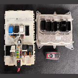 BMW F30 320I N20 STEUERGERÄT DME SET MIT SCHLÜSSEL FEM T.-NR. 8606306