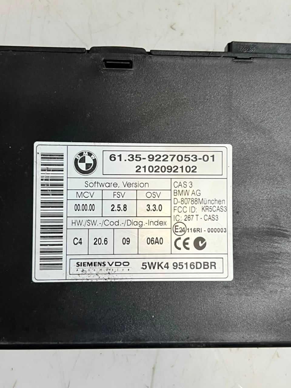 2010 BMW X5 E70 LCI N57S 40dX Engine Control Unit ECU SET DDE+CAS3+1KEY 8512411