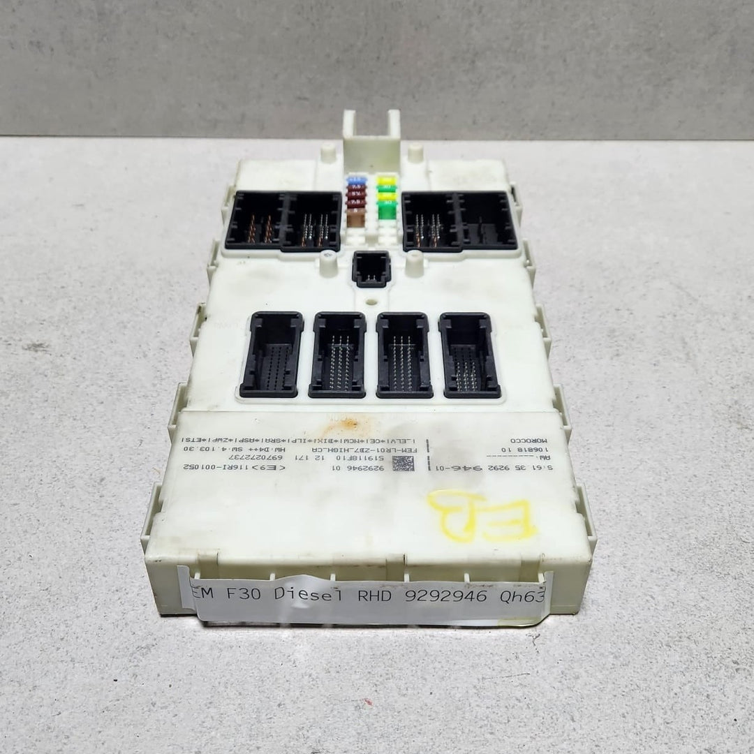 2012-2016 BMW 328i Front Electronic Module 9292946 F30 F31 3-Series and 4-Series