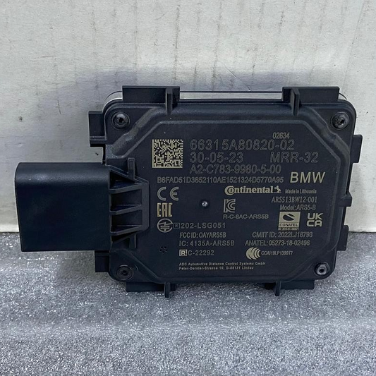 OEM BMW X1 XDRIVE iX1 U11 G60 G70 FRONT CRUISE RADAR SENSOR 5A80820 CONTINENTAL