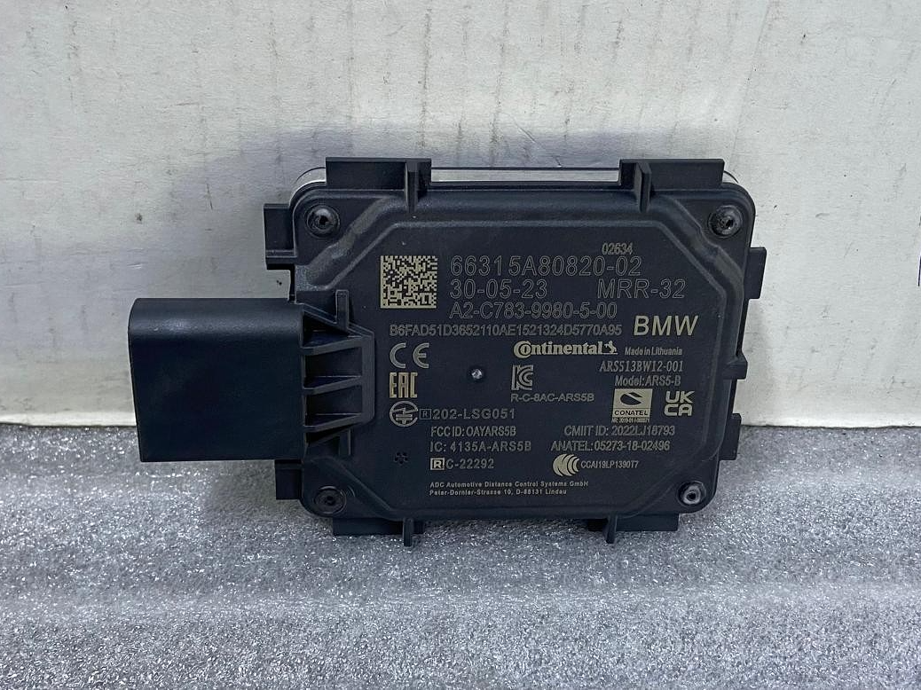 OEM BMW X1 XDRIVE iX1 U11 G60 G70 FRONT CRUISE RADAR SENSOR 5A80820 CONTINENTAL