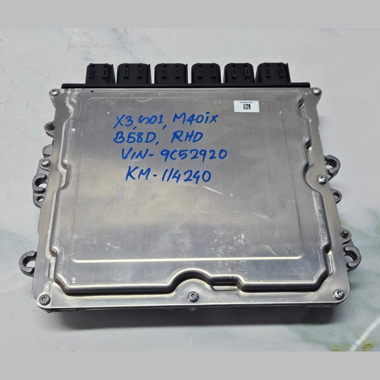 2020 BMW X3 G01 M40iX B58D RHD Engine Control Unit ECU Set 9846689 OEM