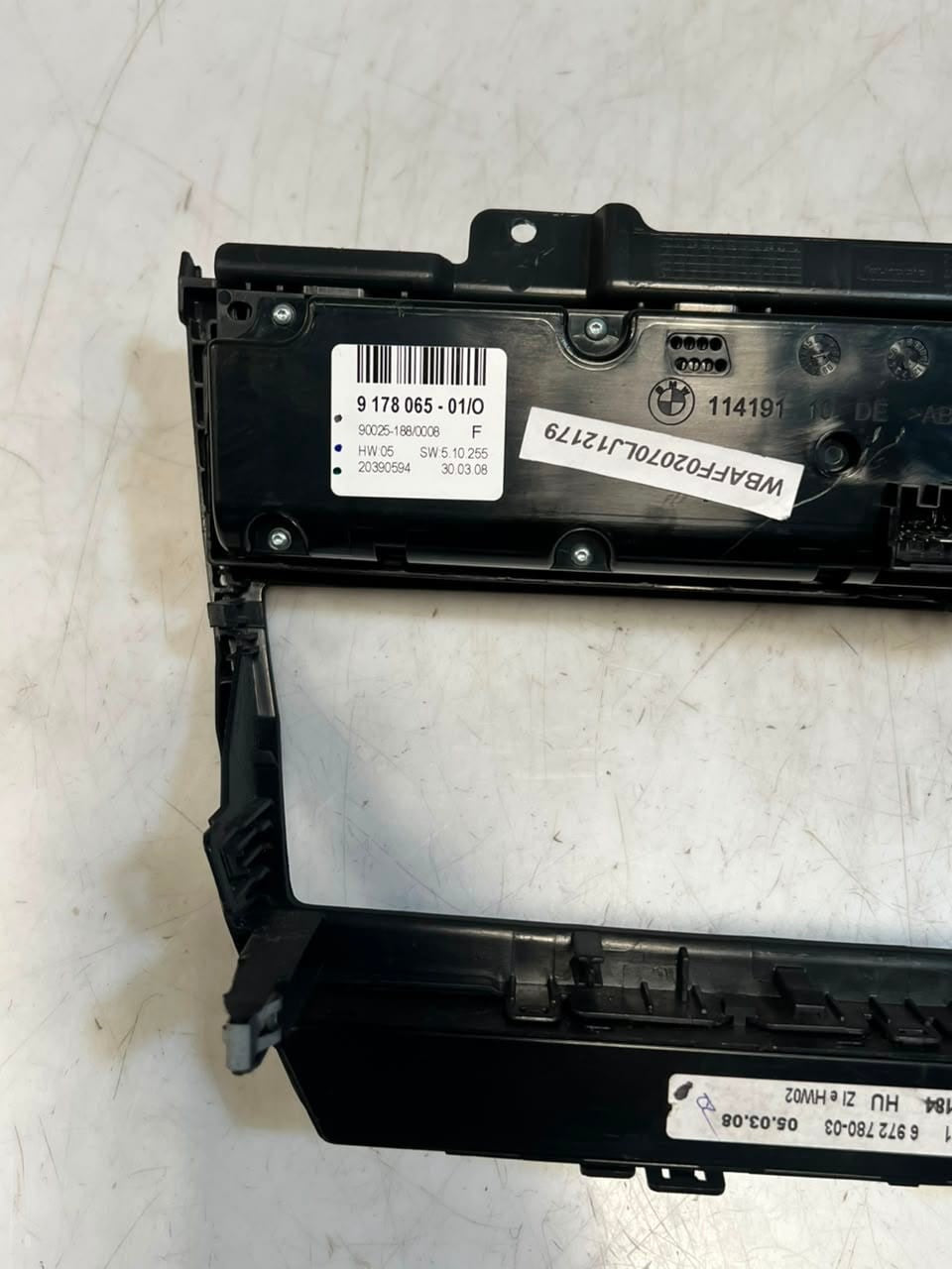 2007-2010 BMW X5 E70 and X6 E71 A/C Climate Control Unit 9178065 OEM