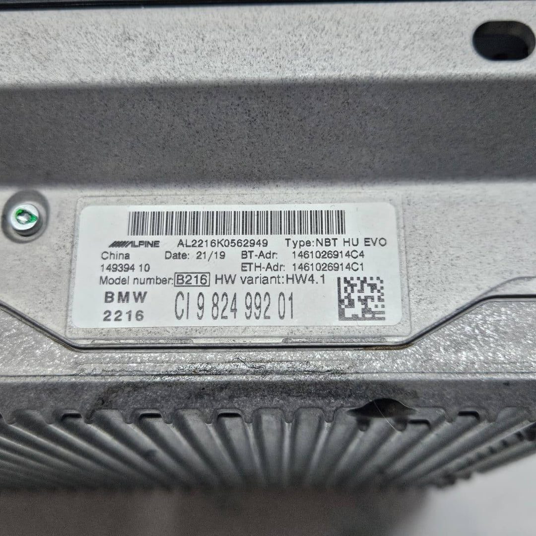2017-2018 BMW M3 M4 X2 F39 Navigation System Computer NBT Head Unit 9824992 OEM