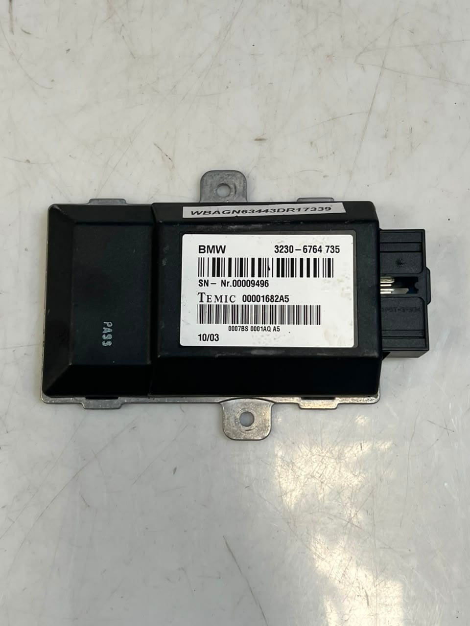 BMW 7 Series E65 E66 730I Steering Column Control Module Electric 6764735 OEM