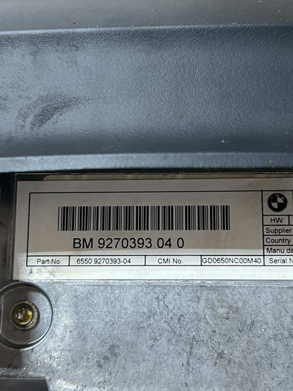 BMW F30 F32 F36 3 Series and 4 Series models. 6.5 inch CID DISPLAY 9270393