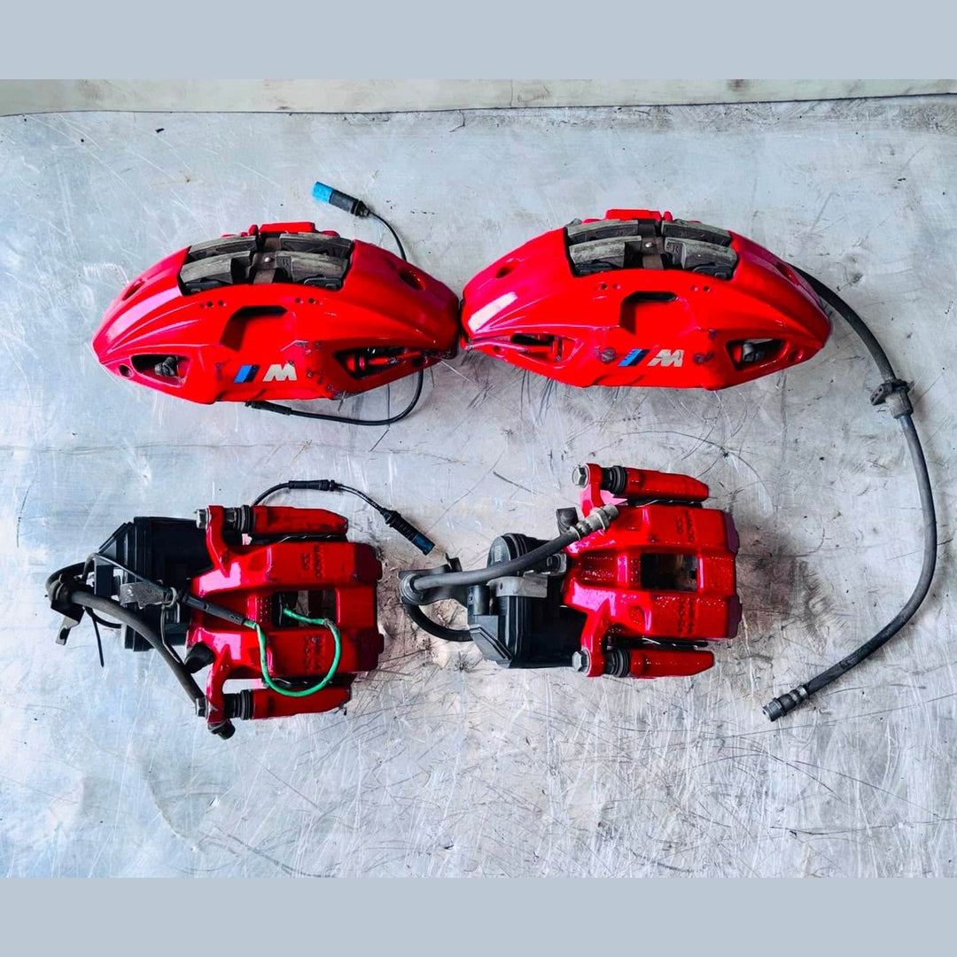 2018-2023 BMW X4 Brake Calipers Set RED MSPORT 689733602 X3 G01 M40i and X4 G02