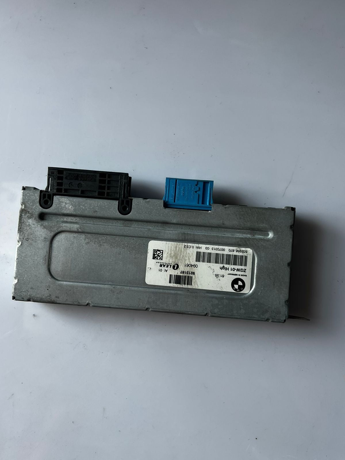 2009-11 BMW 750i Central Gateway Control Module 9213187 5' 6' 7' F07 550, F01 
