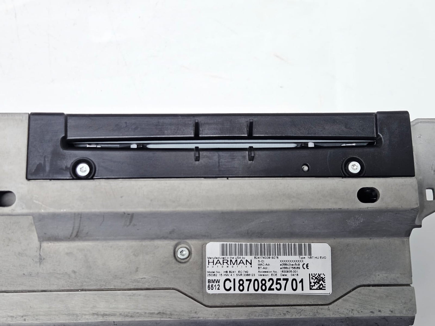 8708257-2013-2018 BMW X5 X4 F26 RHD Head Unit Navigation Audio Radio OEM