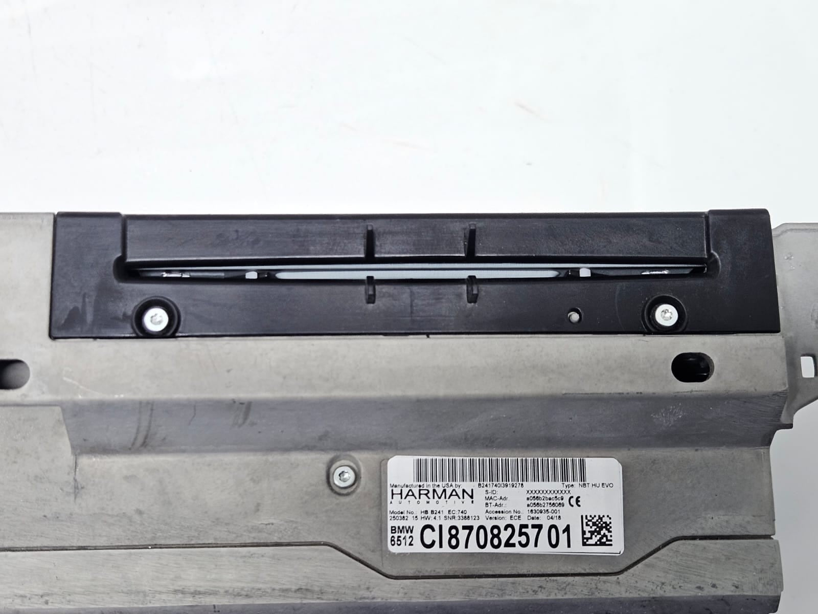 8708257-2013-2018 BMW X5 X4 F26 RHD Head Unit Navigation Audio Radio OEM