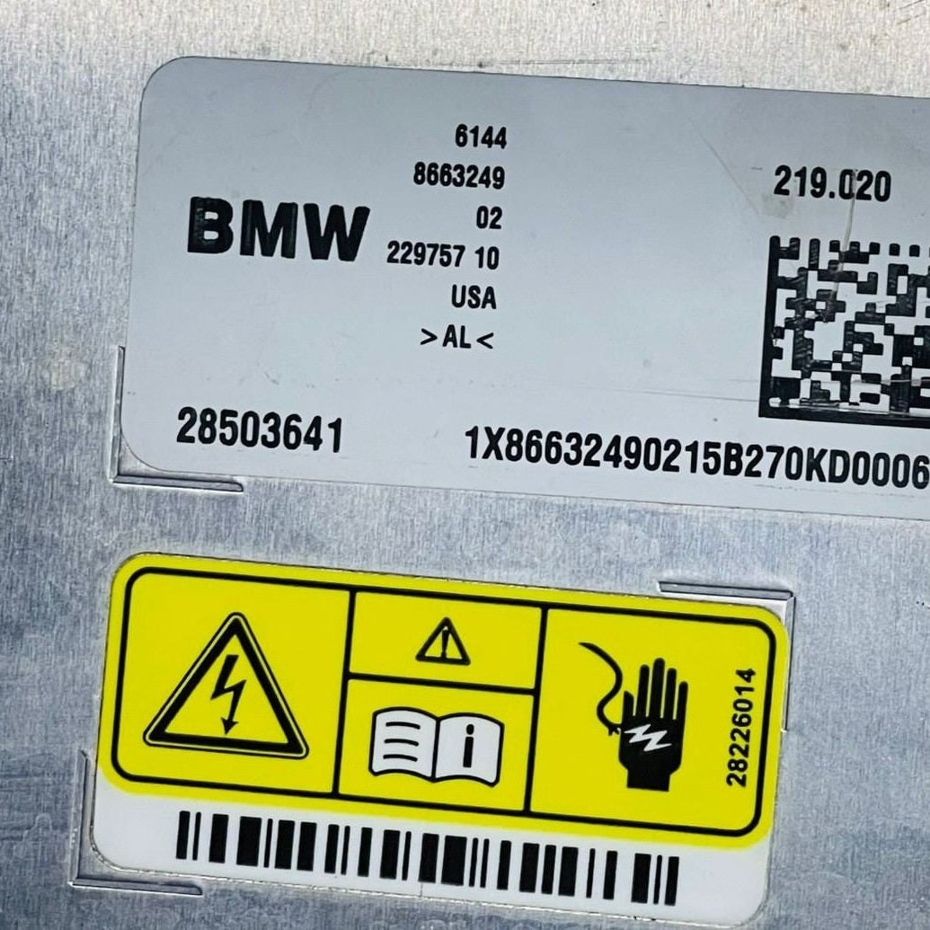 2015-2018 BMW X5 Voltage Converter Inverter 8663249