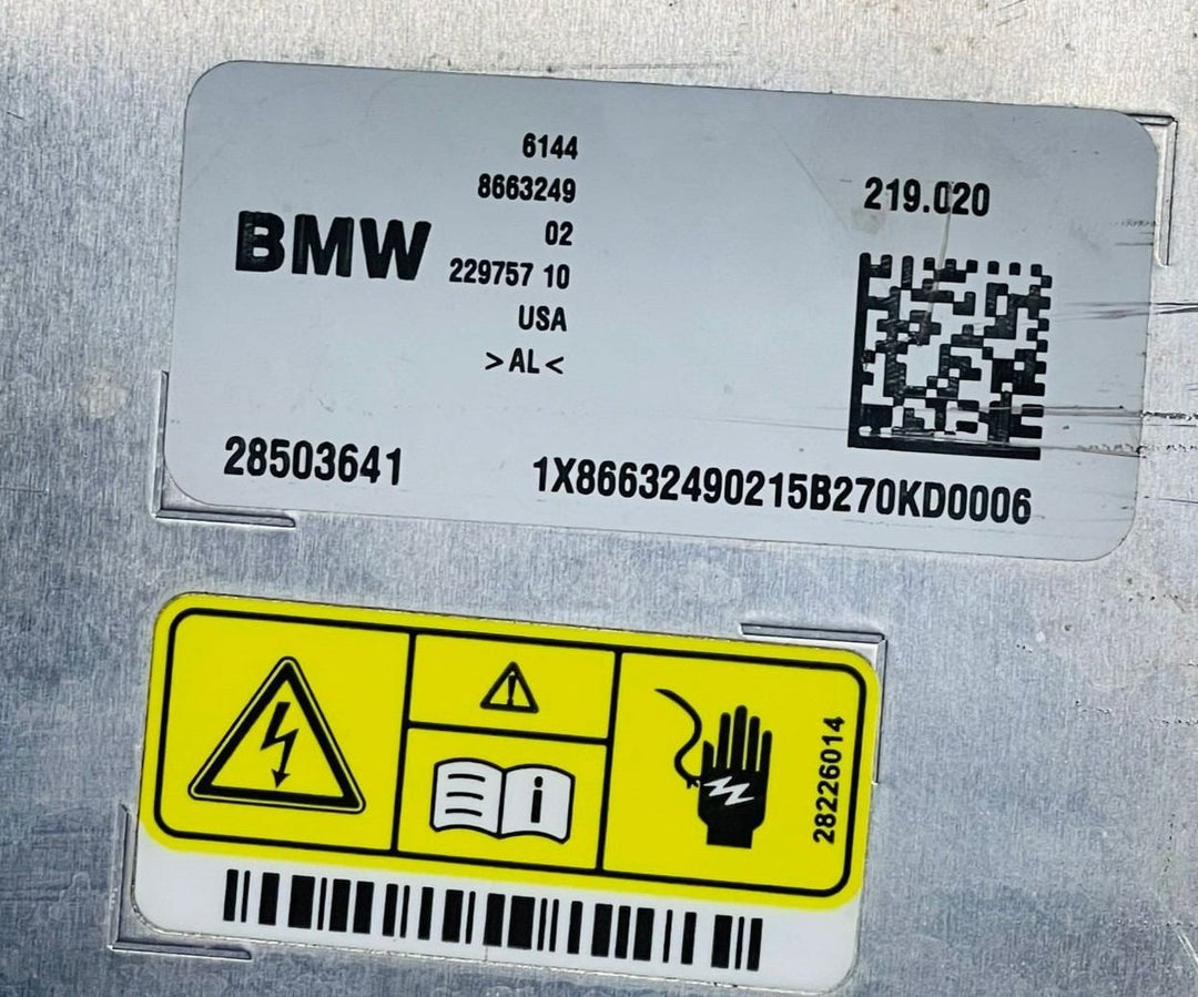 2015-2018 BMW X5 Voltage Converter Inverter 8663249