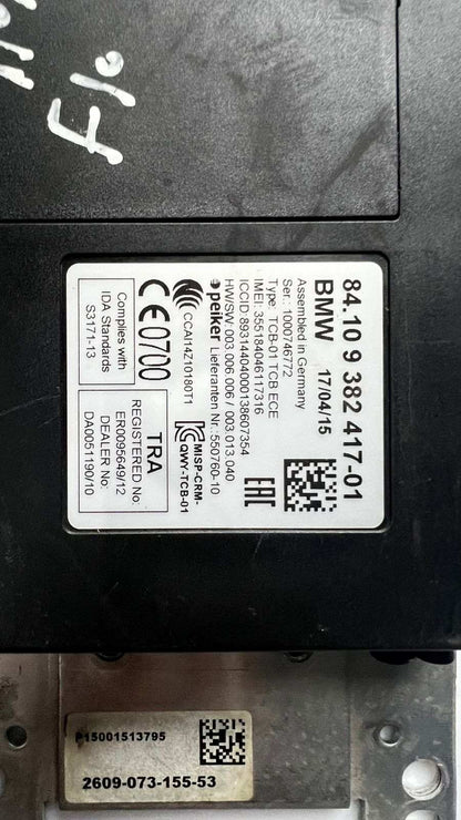 BMW Bluetooth Control Unit 9382417 F20 F21 F30 F80 and i3 i01 
