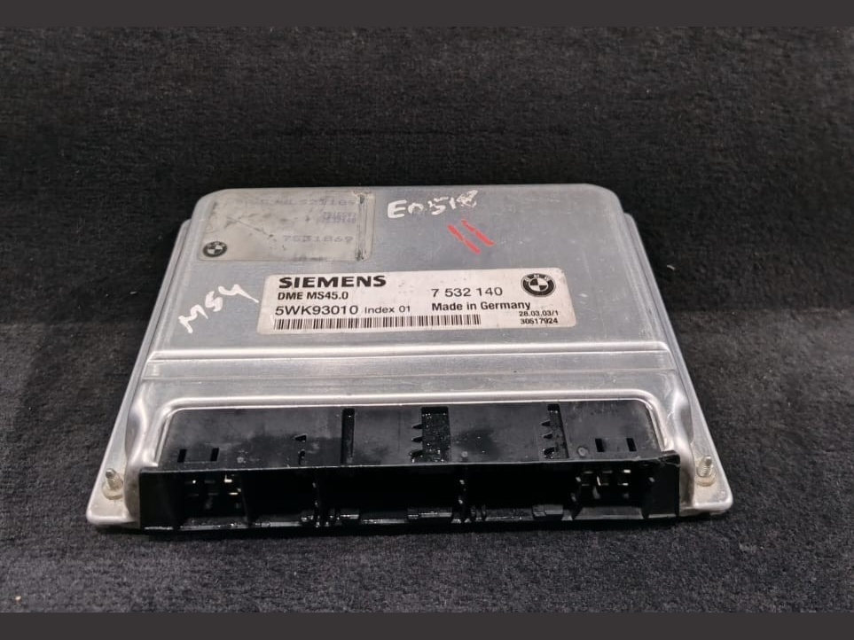BMW Z4 E85 E86 3.0 2003 ENGINE CONTROL UNIT MODULE ECU ONLY MANUAL - 7532140