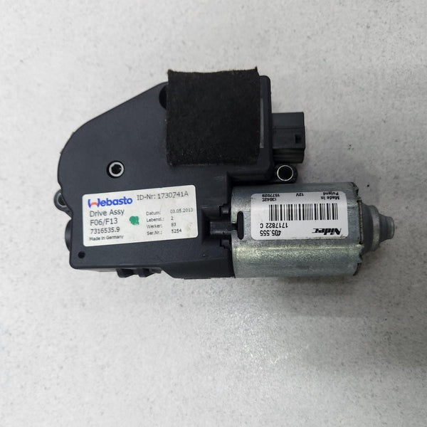 2011-2016 BMW 550i xDrive Sunroof Motor 7316535 5-Series F10