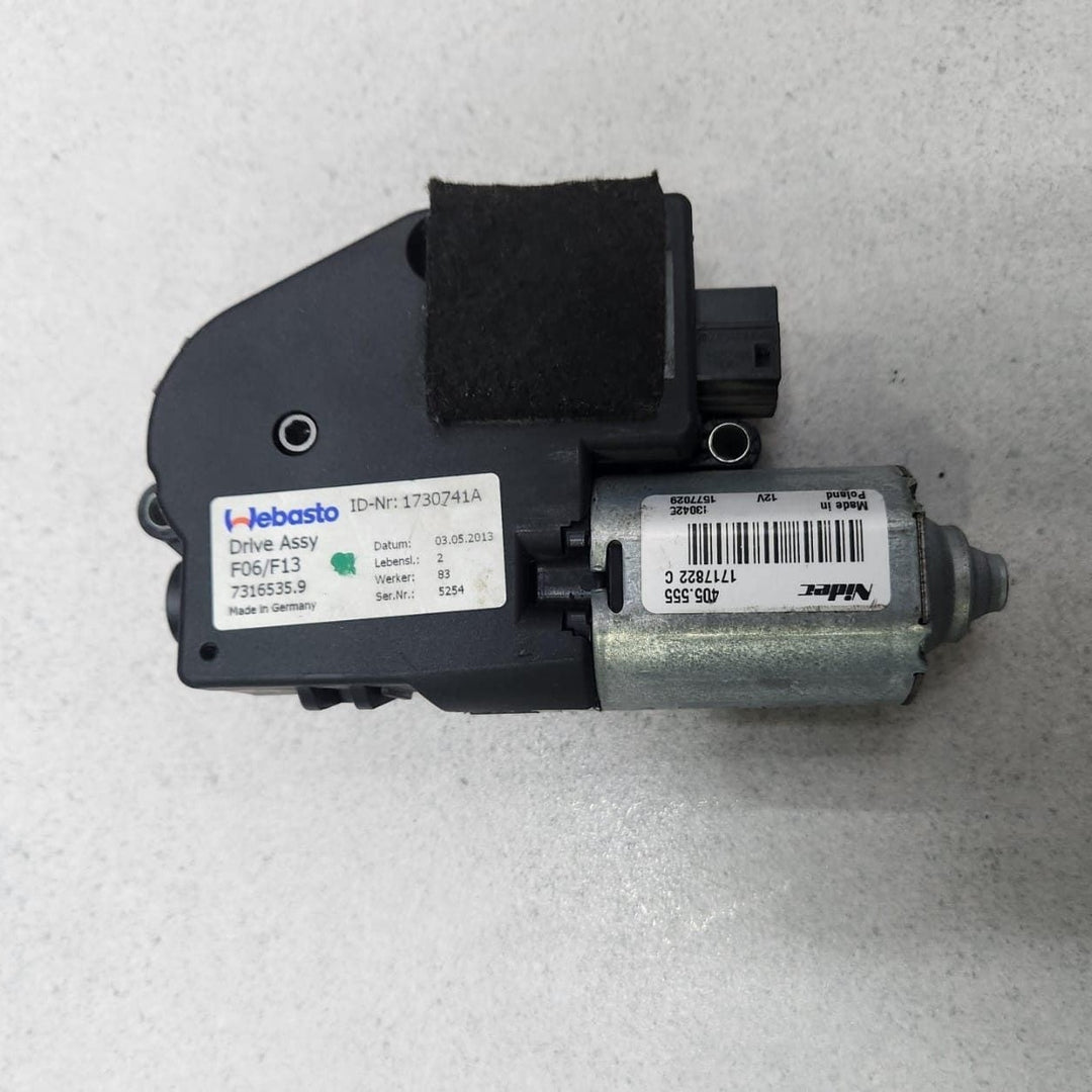 2011-2016 BMW 550i xDrive Sunroof Motor 7316535 5-Series F10