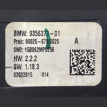 OEM BMW X5 X6 F15 F16 F85 F86 FRONT A/C HEATER TEMPERATURE CONTROL 9356373