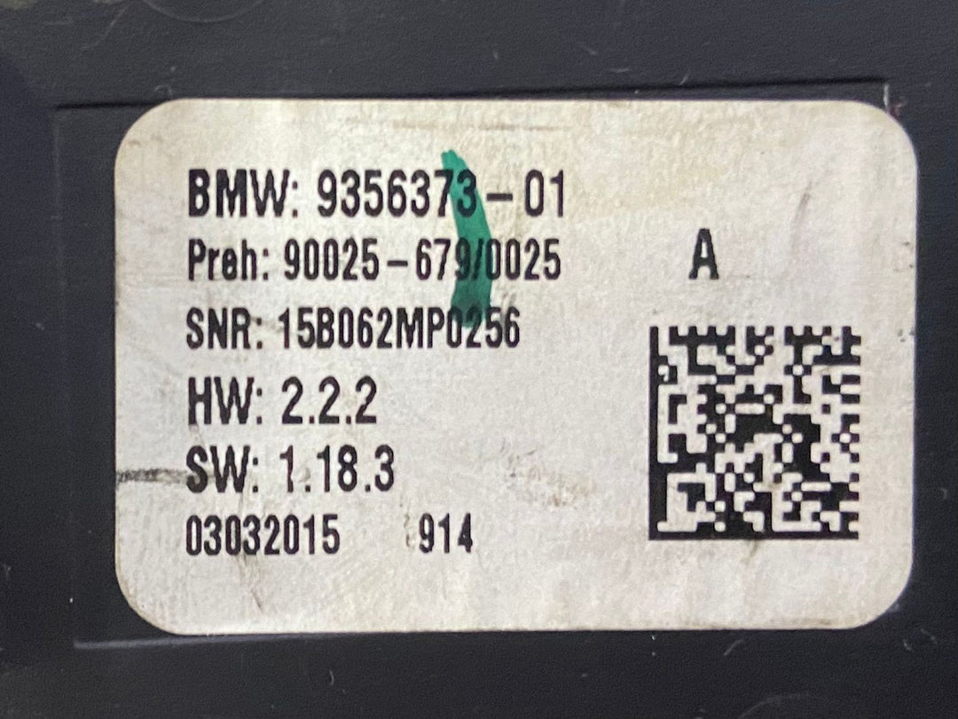 OEM BMW X5 X6 F15 F16 F85 F86 FRONT A/C HEATER TEMPERATURE CONTROL 9356373