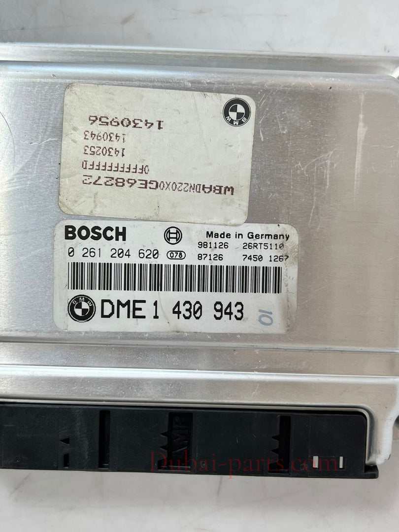 2002 BMW 540i M62 E38/E53/E39 ENGINE CONTROL ECU SET DME 1430943 